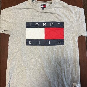 Tommy Hilfiger x Kith Gray Short Sleeve Tee Iconic Design